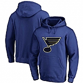 Men's Customized St. Louis Blues Blue All Stitched Pullover Hoodie,baseball caps,new era cap wholesale,wholesale hats